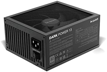 be quiet  Dark Power 13 1000W Quiet Performance Power Supply   80 Plus Titanium Efficiency   ATX 3 1  PCIe 5   Modular   BN661