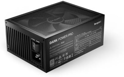 be quiet  Dark Power 13 1000W Quiet Performance Power Supply   80 Plus Titanium Efficiency   ATX 3 1  PCIe 5   Modular   BN661