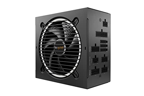 be quiet  Pure Power 12 M 850W Modular Power Supply   80 Plus  Gold   ATX 3 1   PCIe 5 0 GPUs and 6 2 pin connectors   12VHPWR Cable Included   Silent 120mm be quiet  Fan   BN505 I 10 Year Warranty