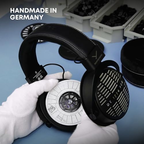 beyerdynamic DT 1990 PRO MKII Wired Over Ear  30 Ohm  Open Back  Professional Recording Studio Monitor Headphones for Mixing  Editing  Audiophile  DJ Stereo Headsets  Made in Germany  Black