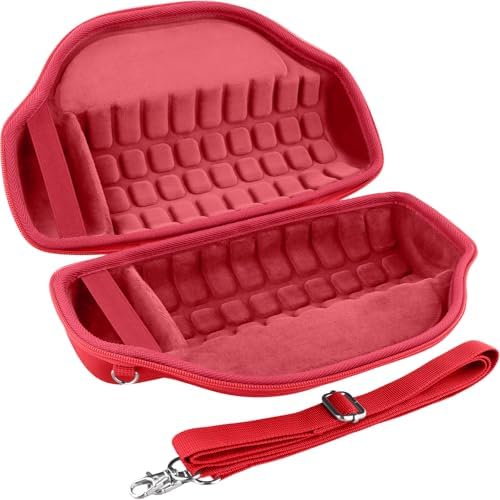 co2CREA Case for JBL Charge 6 Waterproof Portable Bluetooth Speaker  Hard Travel Case with Detachable Shoulder Strap  Black Case