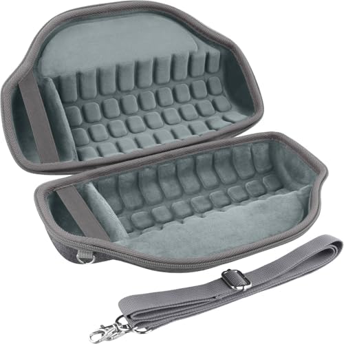 co2CREA Case for JBL Charge 6 Waterproof Portable Bluetooth Speaker  Hard Travel Case with Detachable Shoulder Strap  Black Case