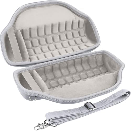 co2CREA Case for JBL Charge 6 Waterproof Portable Bluetooth Speaker  Hard Travel Case with Detachable Shoulder Strap  Black Case