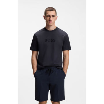 cotton jersey t shirt with golf inspired logo