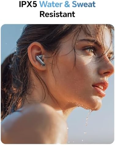 dbsono Wireless Bluetooth Earbuds  13mm Drivers Hi Fi Deep Bass  30H Playtime  Touchscreen Control  Mic for Calls  IPX5 Water Resistant  Comfortable Fit  Birthday Gifts for Adults/Teens/Men  Black