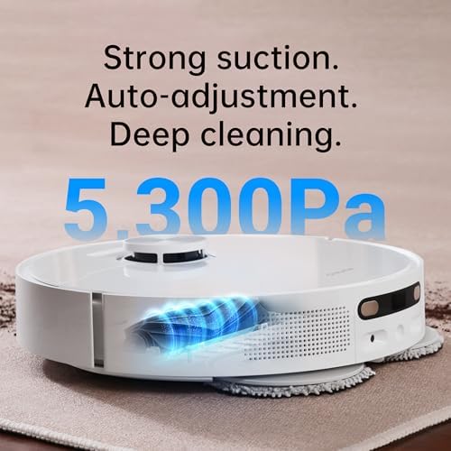 dreame L10s Ultra Robot Vacuum and Mop Combo  Auto Mop Cleaning and Drying  Self Refilling and Self Emptying Base for 60 Days of Cleaning  5300Pa Suction and AI Navigation  Compatible with Alexa
