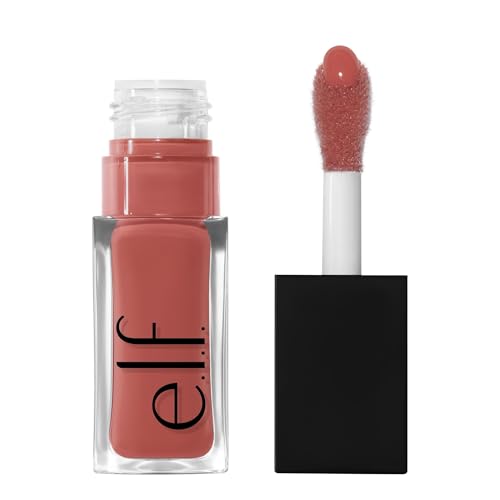e l f  Glow Reviver Lip Oil  Nourishing Tinted Lip Oil For A High shine Finish  Infused With Jojoba Oil  Vegan & Cruelty free  Jam Session