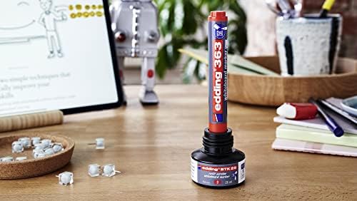 edding 363 whiteboardmarker set   diverse kleuren   8 whiteboardstiften   beitelpunt 1   5 mm   boardmarker uitwisbaar   voor whiteboard  flipchart  prikbord  memobord   sketchnotes   navulbaar