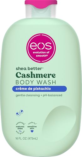 eos Body Wash  Vanilla  Moisturizing Creamy Gel Formula with Shea Butter  Glycerin  Vitamin E  pH Balanced  Sensitive Skin  Vegan  16 fl oz