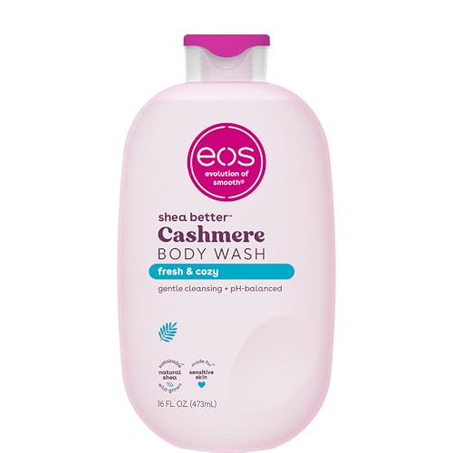 eos Body Wash  Vanilla  Moisturizing Creamy Gel Formula with Shea Butter  Glycerin  Vitamin E  pH Balanced  Sensitive Skin  Vegan  16 fl oz