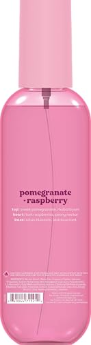 eos Cashmere Body Mist  Pomegranate Raspberry  Body Spray for Women  Hair Mist  Fruity  Moisturizing  Hyaluronic Acid  Glycerin  Vegan  Cruelty free  6 fl oz