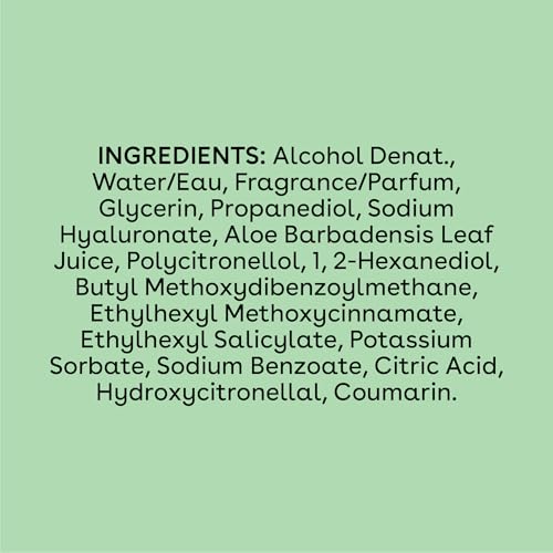 eos Cashmere Body Mist  Cr me de Pistachio  Body Spray for Women  Hair Mist  Moisturizing Formula with Hyaluronic Acid and Glycerin  Vegan  Cruelty Free  6 fl oz