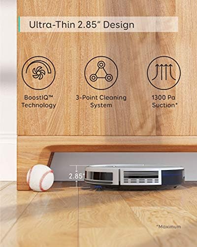 eufy Robot Vacuum 3 in 1 E20 with Versatile Stick and Handheld Vacuum Cleaner Combo Self Emptying Up to 75 Days Max 30 000Pa Smart Obstacle Avoidance Pro Detangle Ideal for Carpet Crevices Stairs