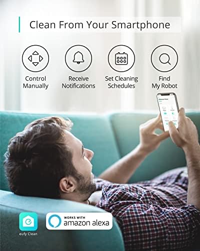 eufy Robot Vacuum 3 in 1 E20 with Versatile Stick and Handheld Vacuum Cleaner Combo Self Emptying Up to 75 Days Max 30 000Pa Smart Obstacle Avoidance Pro Detangle Ideal for Carpet Crevices Stairs