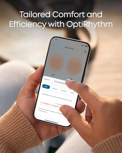 eufy Security Heated Wearable Breast Pump S1 Pro  Slim Hands Free with Industry Leading HeatFlow Tech  Wireless Charging Case  App Controlled OptiRhythm  300 mmHg Strong Suction  in Bra Use