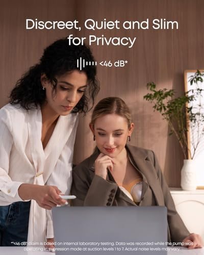 eufy Security Heated Wearable Breast Pump S1 Pro  Slim Hands Free with Industry Leading HeatFlow Tech  Wireless Charging Case  App Controlled OptiRhythm  300 mmHg Strong Suction  in Bra Use