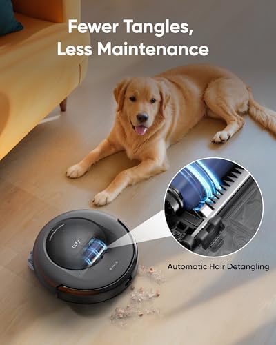eufy  Like New  Robot Vacuum Omni C20  Robot Vacuum and Mop Combo  Self Emptying  Auto Mop Washing and Auto Drying for Hands Free Cleaning  7000 Pa Powerful Suction  Renewed