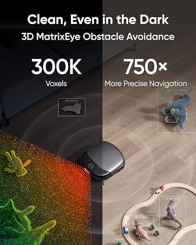 eufy  Like New  Robot Vacuum Omni C20  Robot Vacuum and Mop Combo  Self Emptying  Auto Mop Washing and Auto Drying for Hands Free Cleaning  7000 Pa Powerful Suction  Renewed