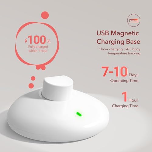 femometer Ring for Fertility and Ovulation Tracking   Size First Sizing Kit   App Auto Sync   Period & BBT Tracker   Sleep Analysis for Women   Rechargeable & Waterproof Size6