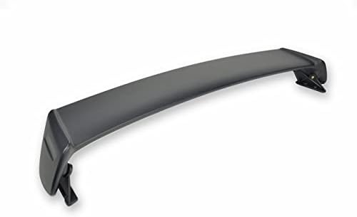 for 1996 2000 Honda Civic 2Dr Coupe   Mugen Style JDM ABS Plastic Primer Black Rear Trunk Lid Wing Spoiler with Mugen Red Emblem Pair