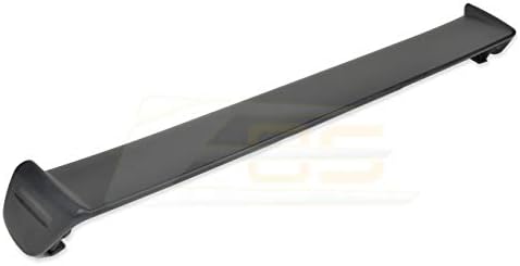 for 1996 2000 Honda Civic 2Dr Coupe   Mugen Style JDM ABS Plastic Primer Black Rear Trunk Lid Wing Spoiler with Mugen Red Emblem Pair