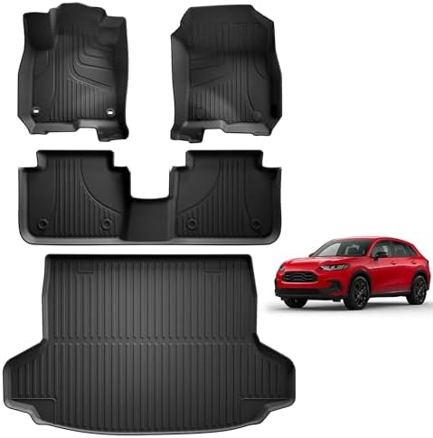 for HRV Floor Mats  All Weather Floor Mats & Cargo Liner Custom Fit 2023 2026 2027 Honda HRV  Include Hybrid  & Acura ADX 2025 2026  Anti Skid 1st & 2nd Row & Trunk Mat for HR V Accessories