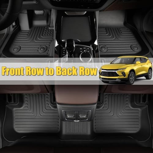 for Mazda 2 Floor Mats 2015 2024  TPE Automotive All Weather Custom Car Floor Mats Cargo Liner Full Set for Mazda 2 Accessories 2015 2024