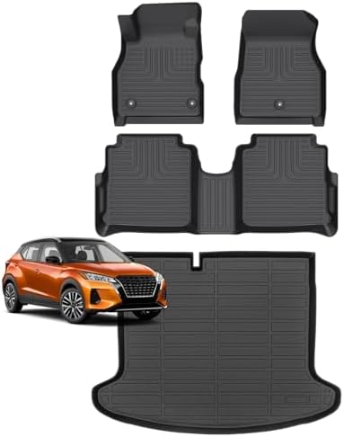 for Mazda 2 Floor Mats 2015 2024  TPE Automotive All Weather Custom Car Floor Mats Cargo Liner Full Set for Mazda 2 Accessories 2015 2024