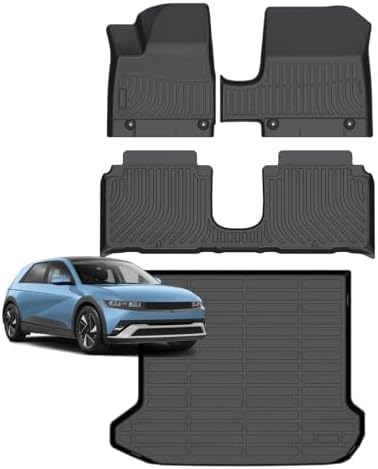 for Mazda 2 Floor Mats 2015 2024  TPE Automotive All Weather Custom Car Floor Mats Cargo Liner Full Set for Mazda 2 Accessories 2015 2024