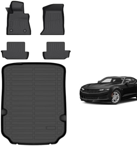 for Mazda 2 Floor Mats 2015 2024  TPE Automotive All Weather Custom Car Floor Mats Cargo Liner Full Set for Mazda 2 Accessories 2015 2024