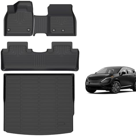 for Mazda 2 Floor Mats 2015 2024  TPE Automotive All Weather Custom Car Floor Mats Cargo Liner Full Set for Mazda 2 Accessories 2015 2024
