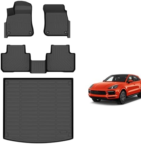for Mazda 2 Floor Mats 2015 2024  TPE Automotive All Weather Custom Car Floor Mats Cargo Liner Full Set for Mazda 2 Accessories 2015 2024