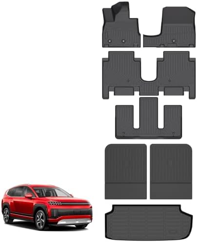 for Mazda 2 Floor Mats 2015 2024  TPE Automotive All Weather Custom Car Floor Mats Cargo Liner Full Set for Mazda 2 Accessories 2015 2024