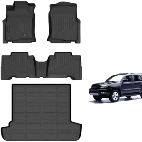 for Mazda 2 Floor Mats 2015 2024  TPE Automotive All Weather Custom Car Floor Mats Cargo Liner Full Set for Mazda 2 Accessories 2015 2024