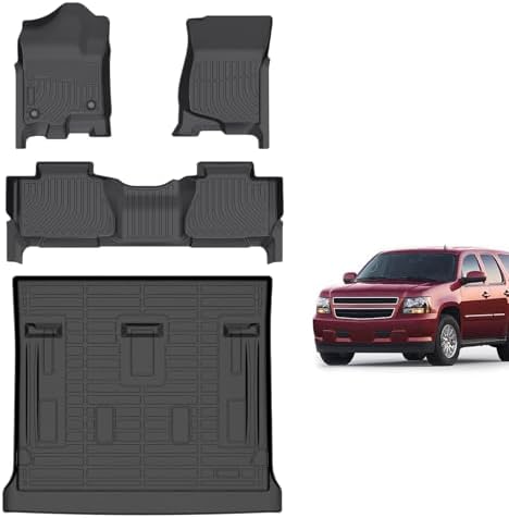 for Mazda 2 Floor Mats 2015 2024  TPE Automotive All Weather Custom Car Floor Mats Cargo Liner Full Set for Mazda 2 Accessories 2015 2024