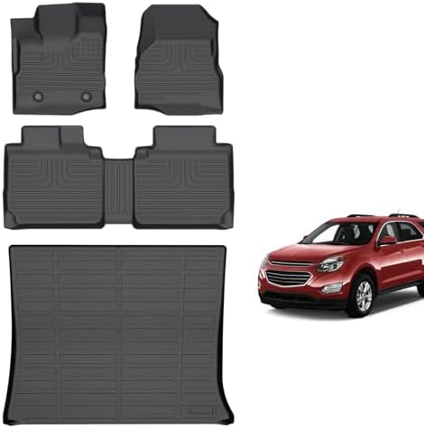 for Mazda 2 Floor Mats 2015 2024  TPE Automotive All Weather Custom Car Floor Mats Cargo Liner Full Set for Mazda 2 Accessories 2015 2024
