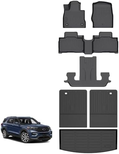 for Mazda 2 Floor Mats 2015 2024  TPE Automotive All Weather Custom Car Floor Mats Cargo Liner Full Set for Mazda 2 Accessories 2015 2024