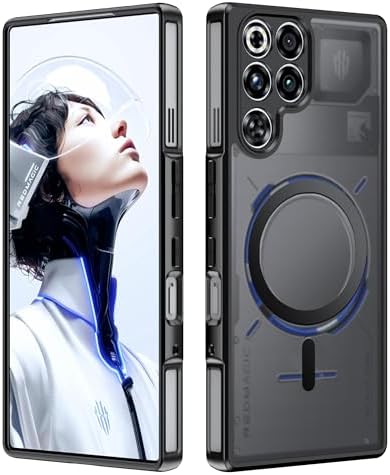 for Red Magic 11 Pro/Red Magic 11 Pro  Case  Compatible with MagSafe Military Grade Shockproof  Slim Shockproof Magnetic Phone Case Black