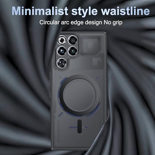 for Red Magic 11 Pro/Red Magic 11 Pro  Case  Compatible with MagSafe Military Grade Shockproof  Slim Shockproof Magnetic Phone Case Black