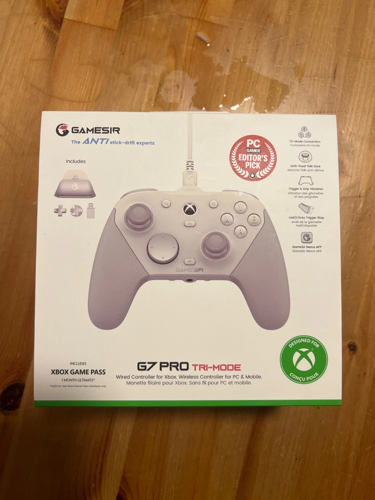 gamesir g7 pro tri mode  white 