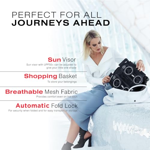 gb Pockit Air All Terrain Ultra Compact Lightweight Travel Stroller with Breathable Fabric in Night Blue  28x17 5x39 8 Inch  Pack of 1