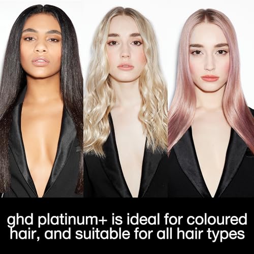 ghd Platinum  Styler   1 Flat Iron Hair Straightener  Professional Ceramic Hair Styling Tool for Stronger Hair  More Shine  & More Color Protection