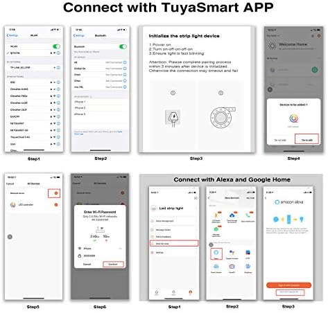 hyrion Smart LED Lights for Bedroom 100ft  Voice Control Strip Lights with Alexa and Google Assistant  RGB Color Changing  Music Sync WI FI Led Lighting with App Controlled for Room Decor 2   51ft 