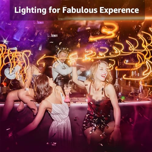 hyrion Smart LED Lights for Bedroom 100ft  Voice Control Strip Lights with Alexa and Google Assistant  RGB Color Changing  Music Sync WI FI Led Lighting with App Controlled for Room Decor 2   51ft 