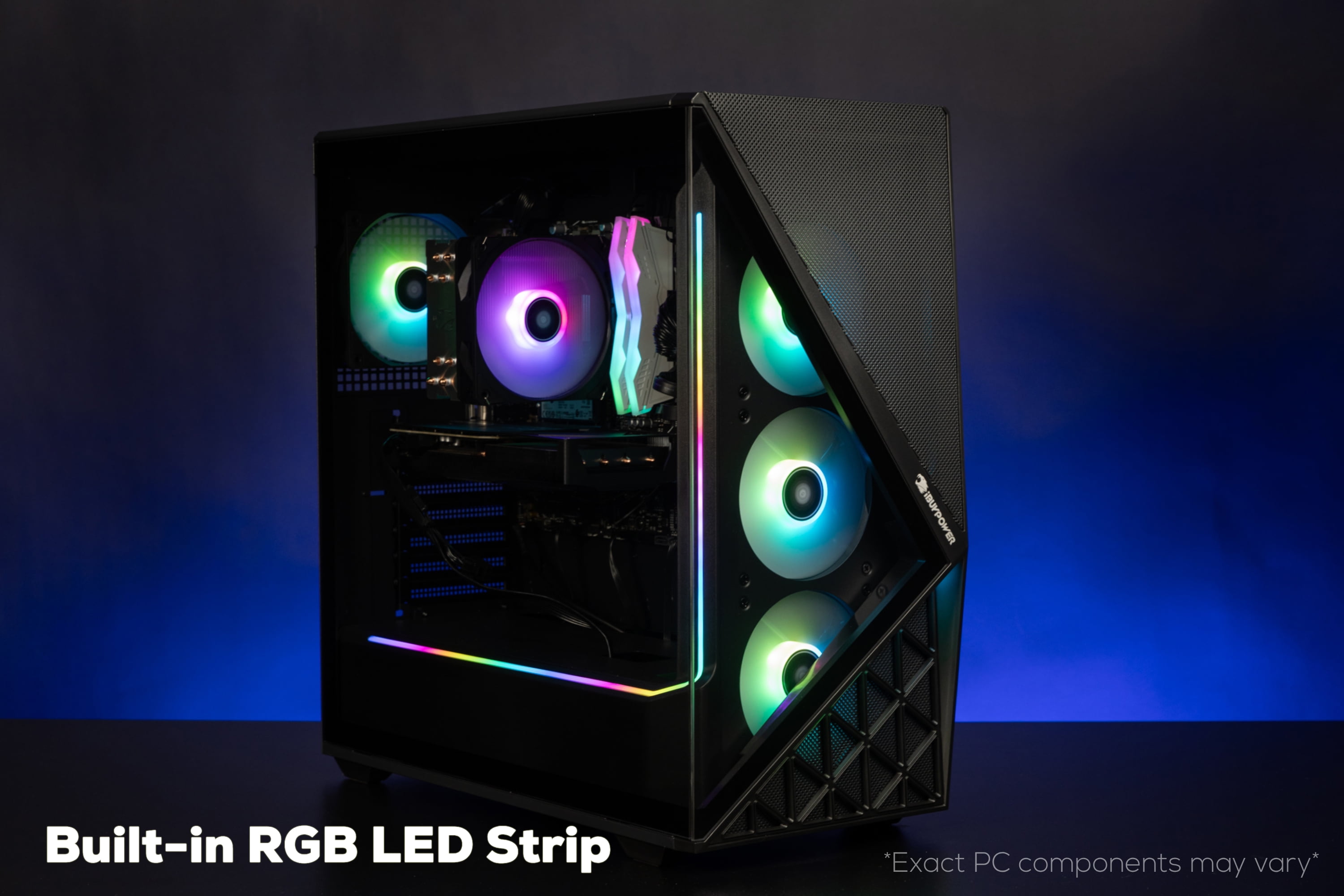 iBUYPOWER Slate Gaming PC Desktop   Intel Core i5 14400F  NVIDIA GeForce RTX 5070 12GB  16GB DDR5 RGB RAM  1TB NVMe SSD   SBI5N5701