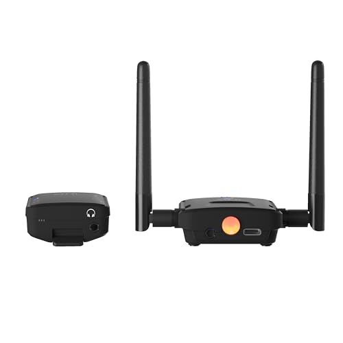 iCON Airmon UHF Wireless in Ear Monitor System   100m Range  48/96kHz Audio  9ms Latency  Rechargeable Transmitter   Receiver for Live Stage  Events  Tours  DJs  and Production Monitoring