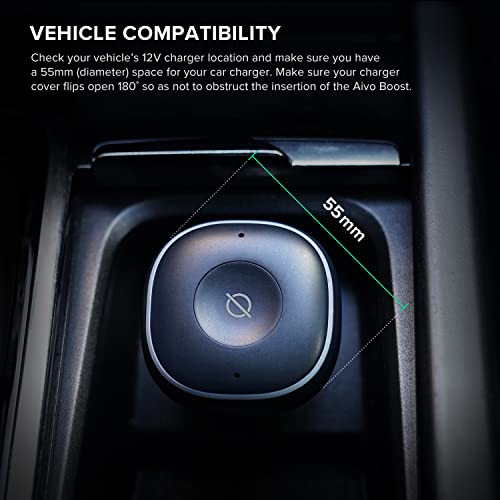 iOttie Aivo Boost Alexa Built In Car Charger  USB C PD / USB A QC  Fits Apple  Android  Google Devices