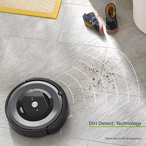 iRobot Roomba 105 Combo Robot Vacuum & Mop with AutoEmpty Dock   Self Empties for 75 Days  Intense Power Lifting Suction  LiDAR Navigation  Multiple Cleaning Modes  Avoids Mopping Carpet