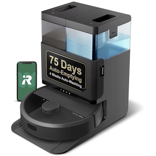 iRobot Roomba Plus 405  G181  2in1 Vacuum & Mop Robot with AutoWash Dock   Dual Spinning Mop Pads  Smart & Fast Mapping  Ideal for Pet Hair  Self empties 75 days  Intense Suction  Pad Washing & Drying