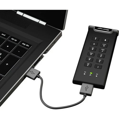 iStorage diskAshur M2 SSD 500 GB   FIPS 140 3 Level 3 Compliant   Incorporated C